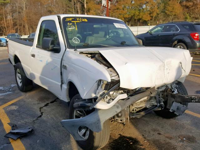 1FTKR1AD7APA51476 - 2010 FORD RANGER WHITE photo 1