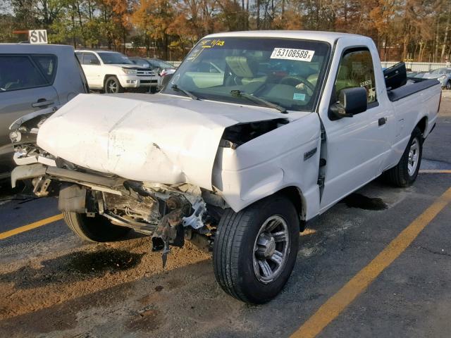 1FTKR1AD7APA51476 - 2010 FORD RANGER WHITE photo 2