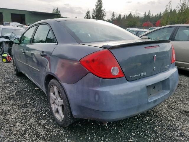 1G2ZH57N694116487 - 2009 PONTIAC G6 GT GRAY photo 3