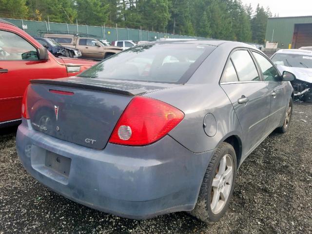 1G2ZH57N694116487 - 2009 PONTIAC G6 GT GRAY photo 4