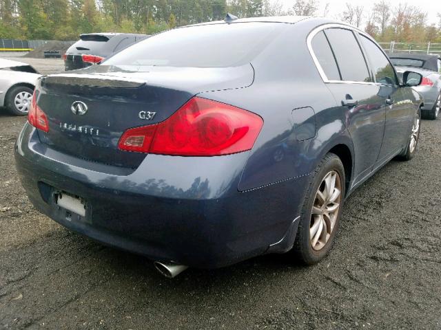 JNKCV61EX9M013127 - 2009 INFINITI G37 BASE GRAY photo 4