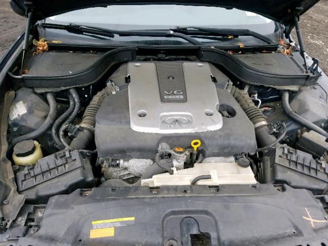 JNKCV61EX9M013127 - 2009 INFINITI G37 BASE GRAY photo 7