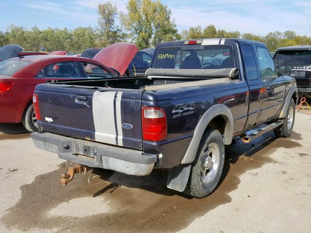 1FTZR45E02PB06306 - 2002 FORD RANGER SUP BLUE photo 4