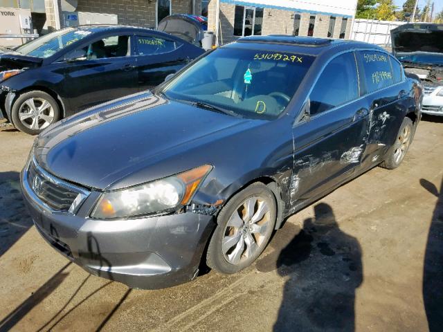 1HGCP26719A057325 - 2009 HONDA ACCORD EX CHARCOAL photo 2