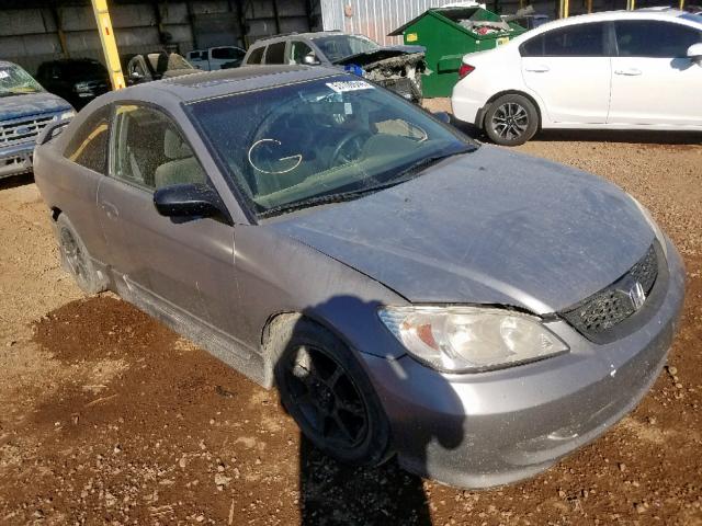 1HGEM21985L064183 - 2005 HONDA CIVIC EX GRAY photo 1