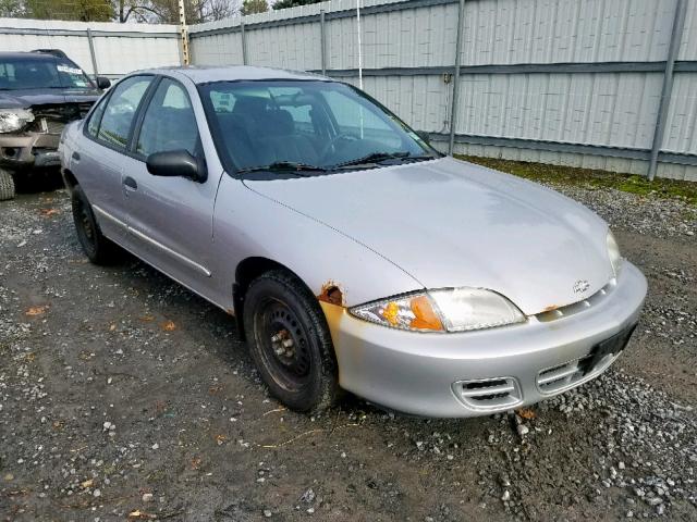 1G1JF524027374675 - 2002 CHEVROLET CAVALIER L SILVER photo 1