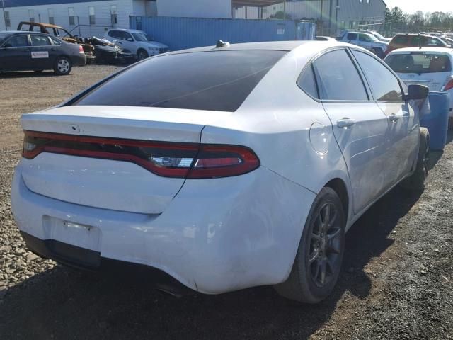 1C3CDFBA6DD337320 - 2013 DODGE DART SXT WHITE photo 4