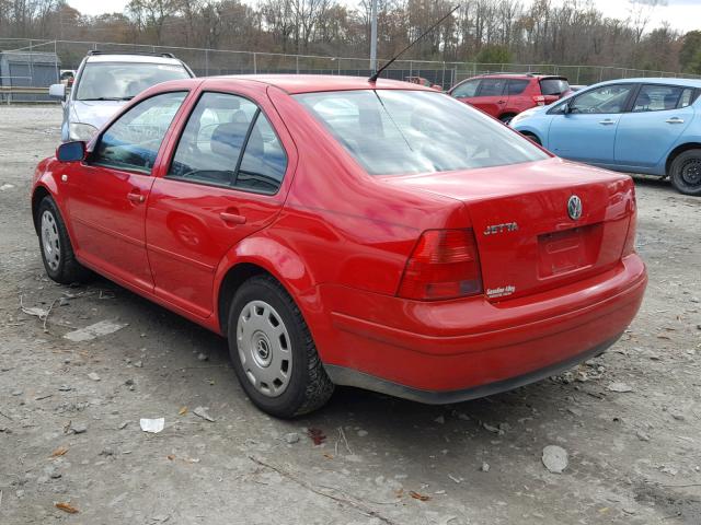 3VWSK69M92M086207 - 2002 VOLKSWAGEN JETTA GLS RED photo 3