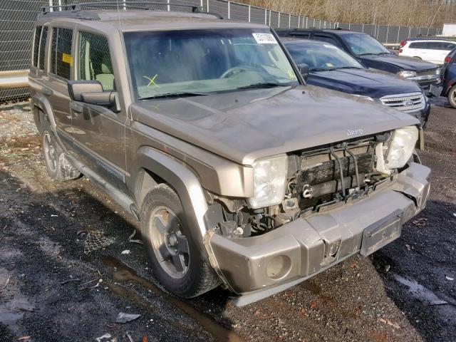 1J8HG48N66C145078 - 2006 JEEP COMMANDER GOLD photo 1
