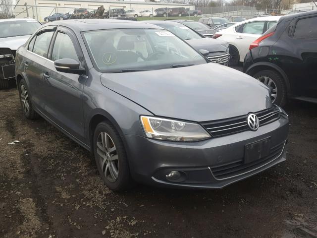 3VWLZ7AJ1BM303868 - 2011 VOLKSWAGEN JETTA SEL CHARCOAL photo 1