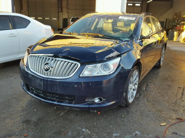 1G4GE5EV4AF169207 - 2010 BUICK LACROSSE C BLUE photo 2