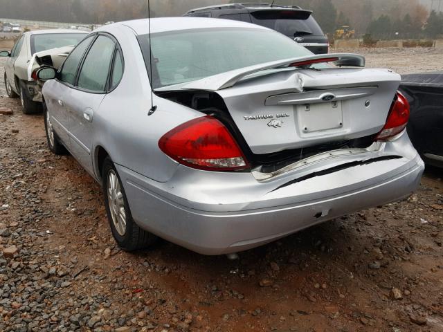 1FAHP56S75A158086 - 2005 FORD TAURUS SEL SILVER photo 3