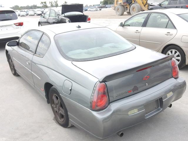 2G1WX12K949213446 - 2004 CHEVROLET MONTE CARL GRAY photo 3