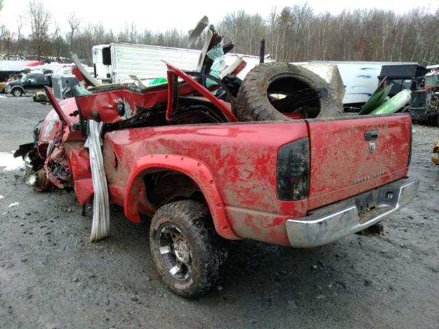 3D7KS28C65G719873 - 2005 DODGE RAM 2500 S RED photo 3