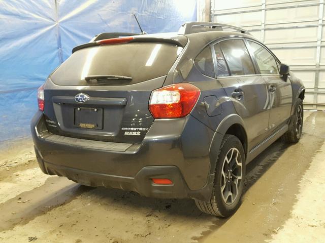 JF2GPABC1G8255258 - 2016 SUBARU CROSSTREK GRAY photo 4