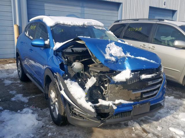 KM8J33A42HU505066 - 2017 HYUNDAI TUCSON LIM BLUE photo 1