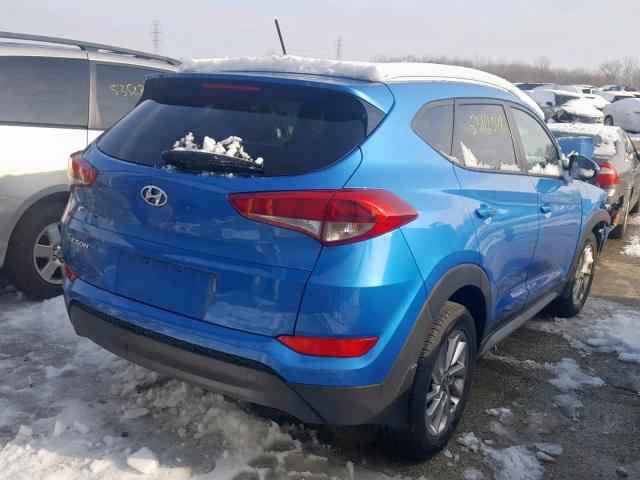 KM8J33A42HU505066 - 2017 HYUNDAI TUCSON LIM BLUE photo 4