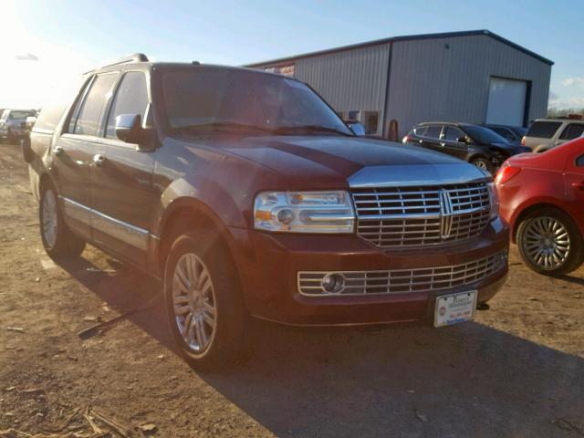 5LMJJ2J53AEJ06253 - 2010 LINCOLN NAVIGATOR 勃艮第红 照片 1