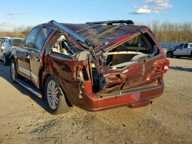 5LMJJ2J53AEJ06253 - 2010 LINCOLN NAVIGATOR 勃艮第红 照片 3