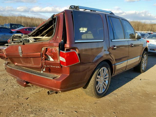 5LMJJ2J53AEJ06253 - 2010 LINCOLN NAVIGATOR 勃艮第红 照片 4