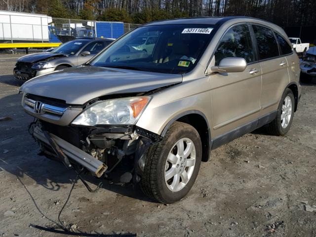 5J6RE48788L009003 - 2008 HONDA CR-V EXL GOLD photo 2