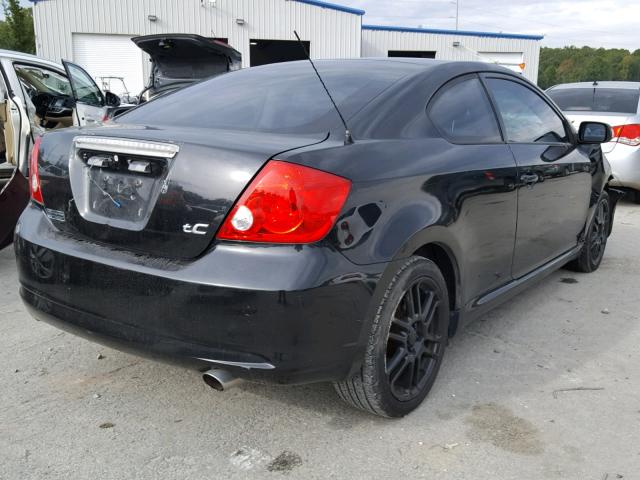 JTKDE177360123403 - 2006 TOYOTA SCION TC შავი ფოტო 4