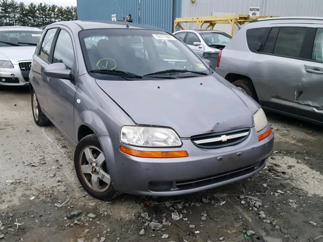 KL1TG66616B578765 - 2006 CHEVROLET AVEO LT GRAY photo 1