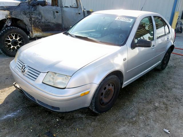 3VWSB69MX1M143092 - 2001 VOLKSWAGEN JETTA GLS SILVER photo 2