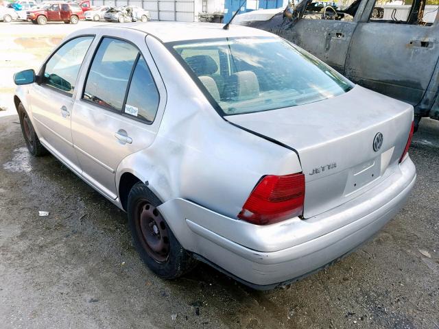 3VWSB69MX1M143092 - 2001 VOLKSWAGEN JETTA GLS SILVER photo 3