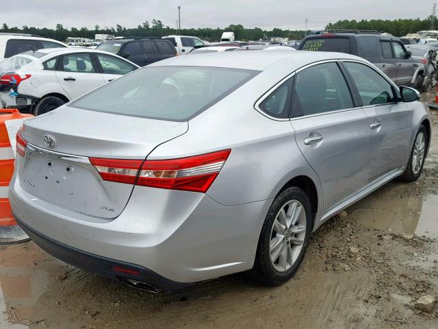 4T1BK1EB3DU024712 - 2013 TOYOTA AVALON BAS Argent photo 4