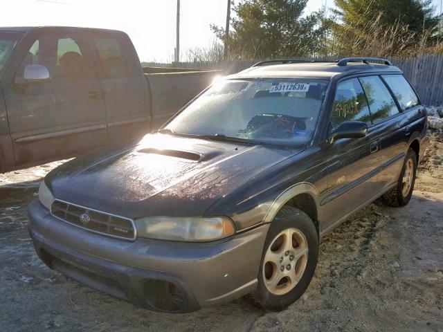 4S3BG6853V7609881 - 1997 SUBARU LEGACY OUT TWO TONE photo 2