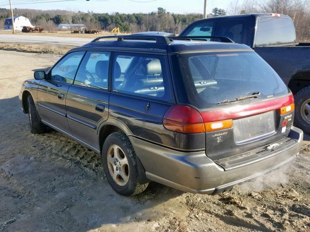 4S3BG6853V7609881 - 1997 SUBARU LEGACY OUT TWO TONE photo 3