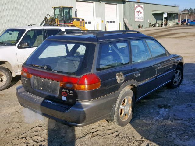 4S3BG6853V7609881 - 1997 SUBARU LEGACY OUT TWO TONE photo 4