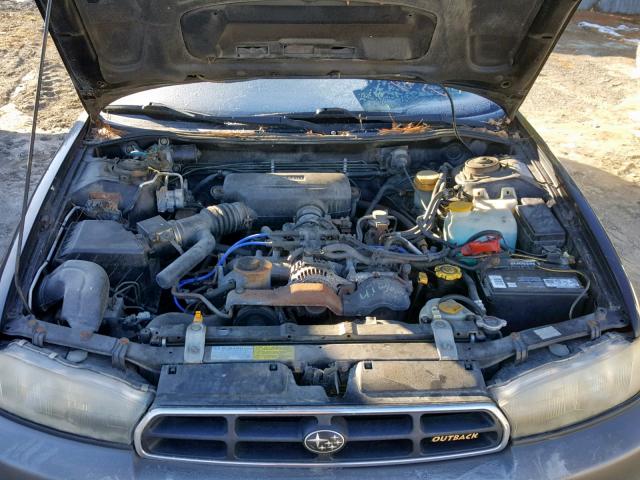 4S3BG6853V7609881 - 1997 SUBARU LEGACY OUT TWO TONE photo 7