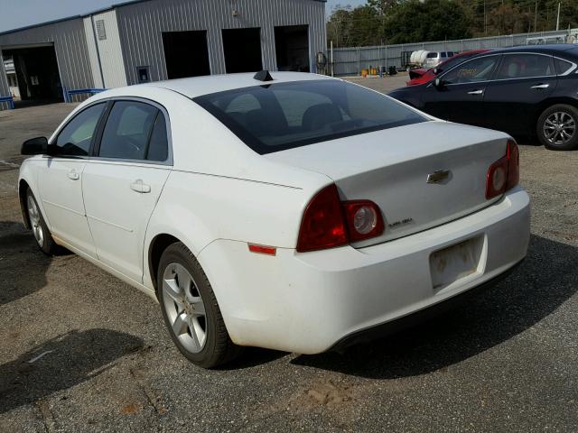 1G1ZB5E05CF207663 - 2012 CHEVROLET MALIBU LS თეთრი ფოტო 3