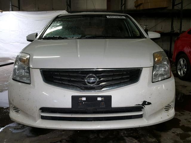 3N1AB6AP6BL622348 - 2011 NISSAN SENTRA 2.0 WHITE photo 9