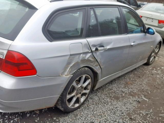 WBAVT13576KW22972 - 2006 BMW 325 XIT SILVER photo 9