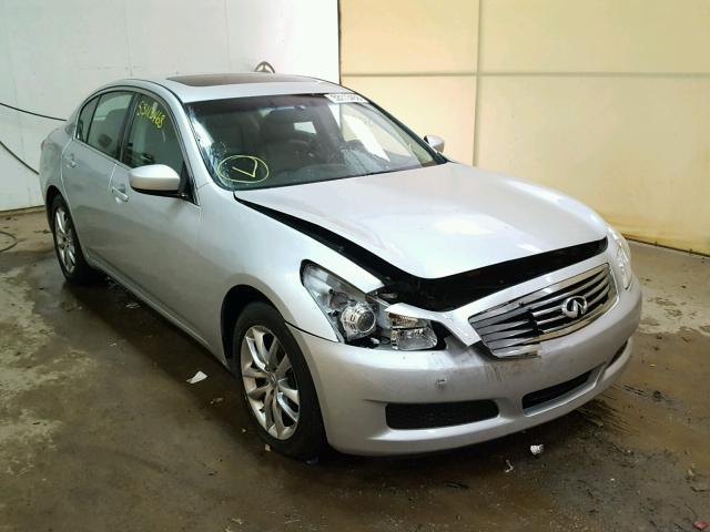 JNKCV61F49M363376 - 2009 INFINITI G37 SILVER photo 1