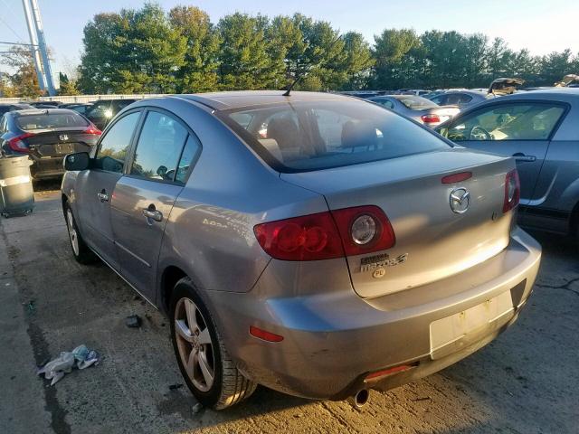 JM1BK12F651329362 - 2005 MAZDA 3 I GRAY photo 3