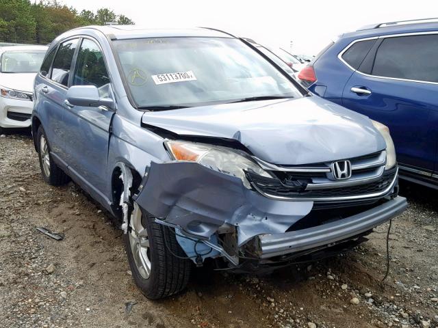 5J6RE4H76AL091724 - 2010 HONDA CR-V EXL BLUE photo 1