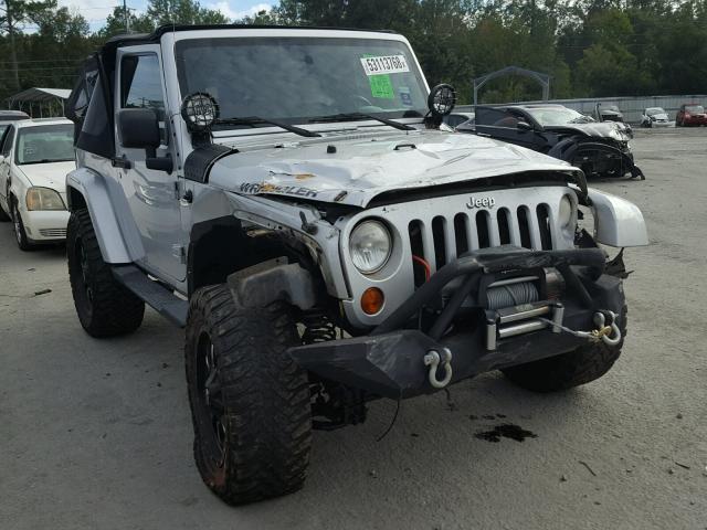 1J4FA54167L183706 - 2007 JEEP WRANGLER S SILVER photo 1