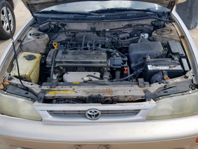 JT2BB02E0T0108370 - 1996 TOYOTA COROLLA DX GOLD photo 7