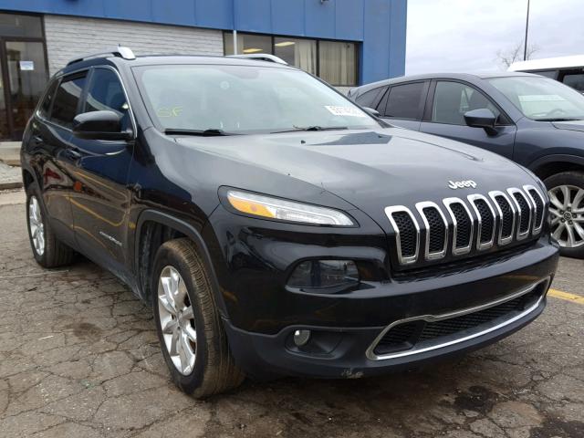 1C4PJMDSXFW681787 - 2015 JEEP CHEROKEE L BLACK photo 1