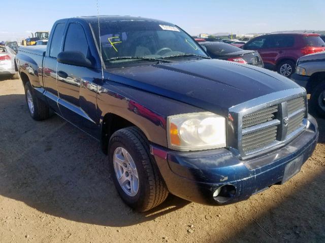 1D7HE42K86S671008 - 2006 DODGE DAKOTA SLT BLUE photo 1