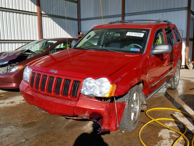 1J8GR48K89C542775 - 2009 JEEP GRAND CHER RED photo 2