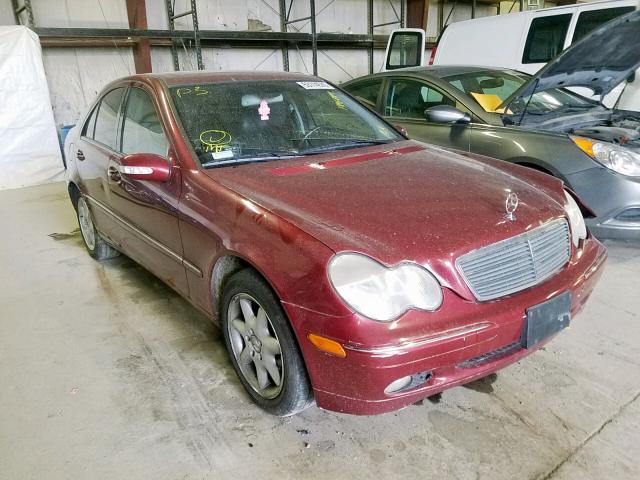 WDBRF61JX2F290648 - 2002 MERCEDES-BENZ C 240 RED photo 1