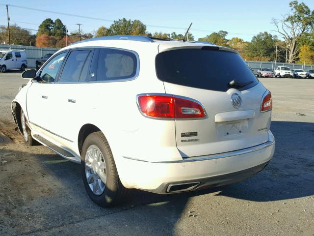 5GAKRCKDXEJ355745 - 2014 BUICK ENCLAVE WHITE photo 3