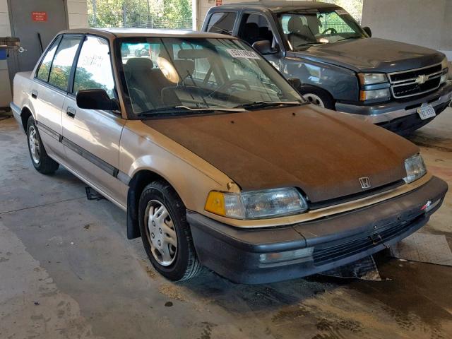 1HGED3649LL007507 - 1990 HONDA CIVIC DX GOLD photo 1