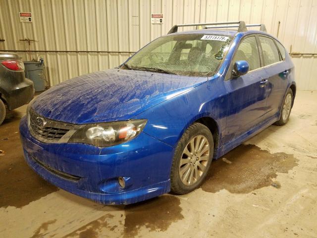 JF1GH62669G812540 - 2009 SUBARU IMPREZA 2. BLUE photo 2