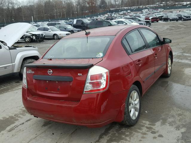 3N1AB6AP3BL684516 - 2011 NISSAN SENTRA 2.0 RED photo 4